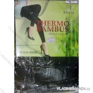 Leggings thermo warm bamboo ladies (l-5xl / gray) RUYIZ VA-926
