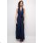 Women's Long Sleeve Summer Dress (S/M ONE SIZE) ITALIAN FASHION IMPES238990 Green 