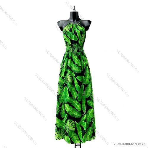 Women's Long Elegant Sleeveless Dress (S/M ONE SIZE) ITALIAN FASHION IMPES24CARINA13