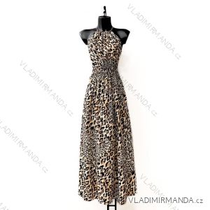 Women's Long Elegant Sleeveless Dress (S/M ONE SIZE) ITALIAN FASHION IMPES24CARINA14
