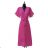 Women's Long Sleeve Summer Dress (S/M ONE SIZE) ITALIAN FASHION IMPES238990 růžová fuchsiová