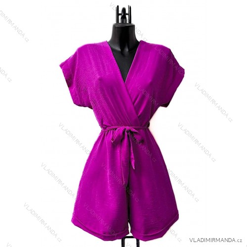 Women's Long Sleeve Summer Dress (S/M ONE SIZE) ITALIAN FASHION IMPES238990 purple 