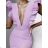 Women's Elegant Short Sleeveless Party Dress (S/M ONE SIZE) ITALIAN FASHION IMHMS24243