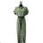 Women's Long Sleeve Summer Dress (S/M ONE SIZE) ITALIAN FASHION IMPES238990 zelená olivová 
