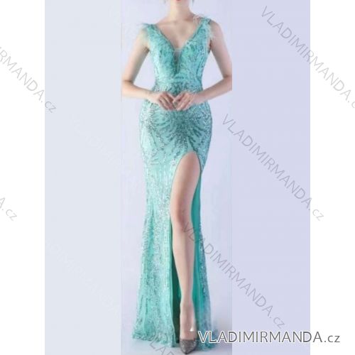 Women's Sparkly Sequin Strapless Party Dress (S/M/L ONE SIZE) ITALIAN FASHION IMHMS24248