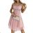 Women's Lace Cotton Short Sleeve Dress (S/M ONE SIZE) ITALIAN FASHION IMM23M7267