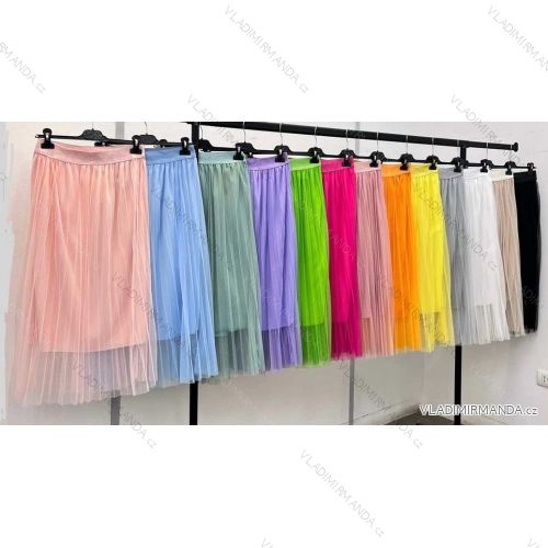 Women's Medium Length Skirt (S/M ONE SIZE) ITALIAN FASHION IMM23HG4911