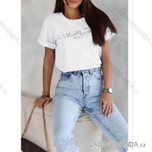 T-shirt short sleeve ladies (uni l-2xl) ITALIAN Fashion IM11736