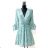 Women's Long Sleeve Summer Dress (S/M ONE SIZE) ITALIAN FASHION IMPES238990 Light blue
