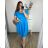 Women's Elegant Glitter Long Sleeve Dress (S/M/L/XL ONE SIZE) ITALIAN FASHION IMBM22010 4XL / 5XL black