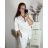 Women's Long Sleeve Hoodie Dress (S / M ONE SIZE) ITALIAN FASHION IMWA216095