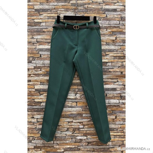 Women's Long Sleeve Summer Dress (S/M ONE SIZE) ITALIAN FASHION IMPES238990 dark green XL/2XL