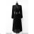 Women's Long Sleeve Summer Dress (S/M ONE SIZE) ITALIAN FASHION IMPES238990 black 