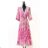 Women's Long Sleeve Summer Dress (S/M ONE SIZE) ITALIAN FASHION IMPES238990 pink