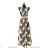 Women's Long Sleeve Summer Dress (S/M ONE SIZE) ITALIAN FASHION IMPES238990 black 