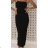Women's long strapless sequin party dress (S/M ONE SIZE) ITALIAN FASHION IMPMD2360600