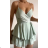 Women's long strapless sequin party dress (S/M ONE SIZE) ITALIAN FASHION IMPMD2360600