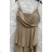 Women's long strapless sequin party dress (S/M ONE SIZE) ITALIAN FASHION IMPMD2360600