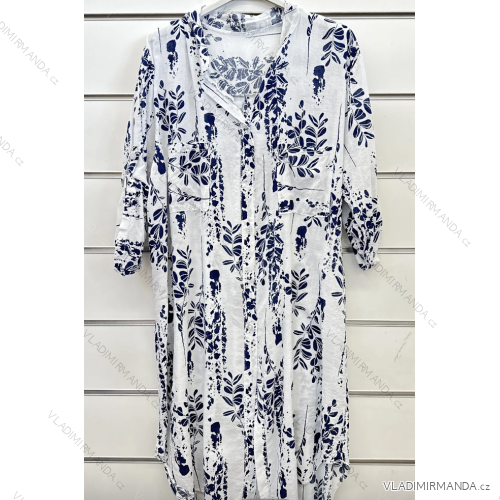 Women's Oversize Short Sleeve Tunic (S/M ONE SIZE) ITALIAN FASHION IMPSH2322161