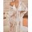 Buttoned Dress with Buttoned Ladies (uni s-m) ITALIAN FASHION IM2203948