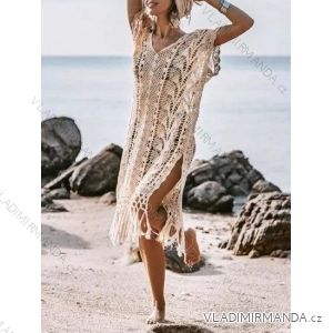 Women's Long Chiffon Short Sleeve Dress (S/M ONE SIZE) ITALIAN FASHION IMWGM23456