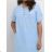 Women's Long Chiffon Short Sleeve Dress (S/M ONE SIZE) ITALIAN FASHION IMWGS231048