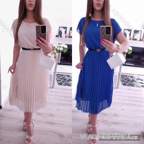 Shirt extended 3/4 long sleeve women's (L/XL/2XL ONE SIZE) ITALIAN FASHION IM423025