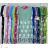 Shirt 3/4 sleeve ladies strip (4XL/5XL ONE SIZE) ITALSKÁ MÓDA IM422026