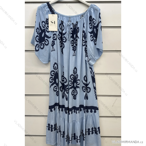 Women's Long Strapless Sequin Party Dress (S/M ONE SIZE) ITALIAN FASHION IMPSH233348