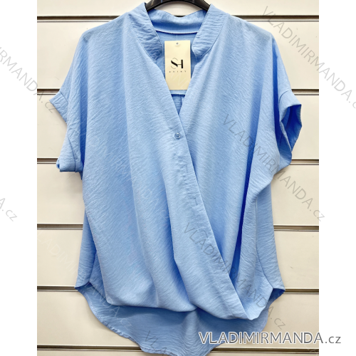Women's Oversize Short Sleeve Tunic (S/M ONE SIZE) ITALIAN FASHION IMPSH2322161