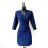 Women's Long Sleeve Summer Dress (S/M ONE SIZE) ITALIAN FASHION IMPES238990 red 