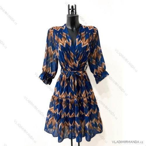 Women's Long Sleeve Summer Dress (S/M ONE SIZE) ITALIAN FASHION IMPES238990