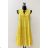 Women's Long Sleeve Summer Dress (S/M ONE SIZE) ITALIAN FASHION IMPES238990 žlutá 