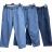 Women's Plus Size Long Pants and Long Sleeve Shirt Set (L/XL/2XL ONE SIZE) POLISH FASHION IMWT23BELLA -   dark blue -   56/58