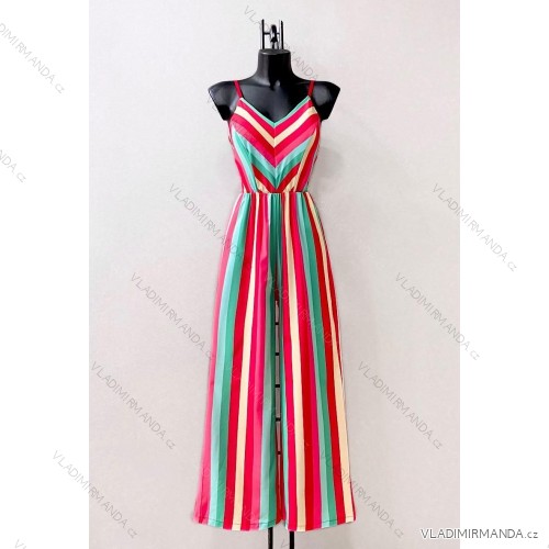 Women's Long Sleeve Summer Dress (S/M ONE SIZE) ITALIAN FASHION IMPES238990 red 