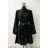 Women's Long Sleeve Summer Dress (S/M ONE SIZE) ITALIAN FASHION IMPES238990 růžová lososová 