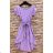 Women's Long Sleeve Summer Dress (S/M ONE SIZE) ITALIAN FASHION IMPES238990 light purple 