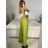 Women's Elegant Belt Long Sleeve Dress (S/M ONE SIZE) ITALIAN FASHION IMM23UN6139