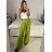Women's Elegant Belt Long Sleeve Dress (S/M ONE SIZE) ITALIAN FASHION IMM23UN6139