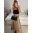 Women's long skirt (S/M ONE SIZE) ITALIAN FASHION IMPLP2333900065 S / M zelená smaragdová
