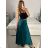 Women's long skirt (S/M ONE SIZE) ITALIAN FASHION IMPLP2333900065 S / M zelená smaragdová