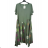 Women's Long Chiffon Short Sleeve Dress (S/M ONE SIZE) ITALIAN FASHION IMWGS231048 -   white -   56/58