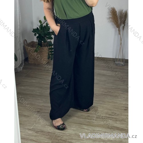 Women's Warm Long Sleeve Dress (L / XL ONE SIZE) ITALIAN FASHION IM421MIA -   black -   50/52