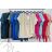 Shirt extended 3/4 long sleeve women's (L/XL/2XL ONE SIZE) ITALIAN FASHION IM423025