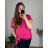 Shirt extended 3/4 long sleeve women's (L/XL/2XL ONE SIZE) ITALIAN FASHION IM423025