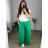 Women's Plus Size Long Pants and Long Sleeve Shirt Set (L/XL/2XL ONE SIZE) POLISH FASHION IMWT23BELLA -   Green
 -   56/58