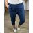 Women's Plus Size Long Pants and Long Sleeve Shirt Set (L/XL/2XL ONE SIZE) POLISH FASHION IMWT23BELLA -   dark blue -   56/58
