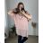 Shirt extended 3/4 long sleeve women's (L/XL/2XL ONE SIZE) ITALIAN FASHION IM423025