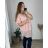 Shirt extended 3/4 long sleeve women's (L/XL/2XL ONE SIZE) ITALIAN FASHION IM423025