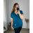 Women's Plus Size Short Sleeve Tunic (2XL/3XL/4XL ONE SIZE) ITALIAN FASHION IMC23080